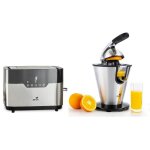 Set petit - djeuner senya - grille - pain tactile smart toaster + presse agrumes lectrique vitamin ...