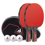 Set de ping - pong - joola - duo carbon - raquettes en carbone - 3 balles - mixte adultes