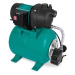 Set pompe hydrophore 800w avec pressostat 3300l - h ? rservoir 19l ? boitier de la pompe en plastique ...