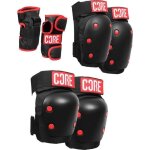Set de protections - core - skate noir - mixte - kit protection complet - glisse urbaine