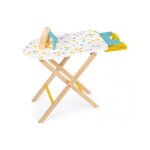 Set de repassage en bois - planche table a repasser pliable + fer + 3 cintres - jouet dimitation 3 / ...