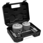 Set de scies cloches pour béton sds - plus 2 pcs - 68 - 82mm - vonroc - coffret de rangement inclus Set de scies cloches pour béton sds - plus 2 pcs - 68 - 82mm - vonroc - coffret de rangement inclus