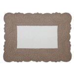 Set de table morph�e coton matelass� ecru 30x50 cm