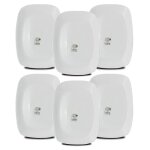 Set de table service de 6 assiettes plat de service rectangulaire en verre - longueur 28 x profondeur ...