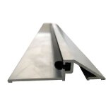 Seuil de porte en aluminium avec joint - homewell - 1m - gris