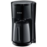 Severin ka 9306 cafetire noir nombre de tasse=8 verseuse thermofuge avec fonction caf filtre