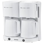 Severin ka 9314 cafetire blanc nombre de tasse=16 verseuse thermofuge