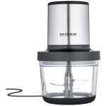 Severin km 3867 hachoir 400 w noir (mat) acier inoxydable (bross�) verre