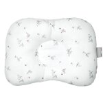 Sevira kids coussin cale - t�te ergonomique en gaze de coton blanc 30 cm x 25 cm - blanc - 30 cm x 25 ...