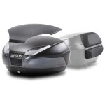 Top case sh48 - shad - capacit 2 casques - systme smart lock - couleur carbone - lger 37 kg