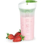 Shaker vinaigrette - tescoma - multi usage - 500 ml - plastique - rose