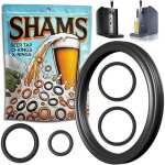Shams kit 5 joints d�tanch�it� remplacement perfectdraft hd3720 hd3620 hd3610 hd3600 compatible bec verseau ...
