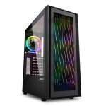 Boîtier pc gaming - sharkoon - rgb wave - noir - 3 ventilateurs 120 mm - 2 baies internes - 7 baies dextension ... Boîtier pc gaming - sharkoon - rgb wave - noir - 3 ventilateurs 120 mm - 2 baies internes - 7 baies dextension ...