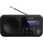 Sharp dr - p420 radio de table dab + dab fm bluetooth usb noir