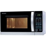 Sharp r642inw - micro ondes grill combin silver - 20 l - 800 w - grill 1000 w - pose libre