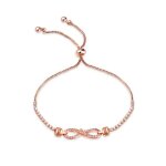 Sharphy bracelet femme nouveau 2021 cuivre plaqu� or rose sans fin mode diamant ajustable bijoux femme ...