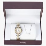 Sharphy coffret montre femme + collier de perle pendentif montres quartz date étanche blanc très élégante ... Sharphy coffret montre femme + collier de perle pendentif montres quartz date étanche blanc très élégante ...