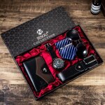 Sharphy coffret montre homme + portefeuille + cravate + lunettes de soleil pour hommes + ceinture ? mode ... Sharphy coffret montre homme + portefeuille + cravate + lunettes de soleil pour hommes + ceinture ? mode ...