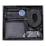 Sharphy coffret montre homme + stylos + ceintures + portefeuilles ? noir mode coffret de luxe 4 pices ...