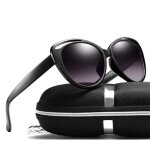 Sharphy lunettes de soleil femme �l�gant mode grand cadre sports de plein air