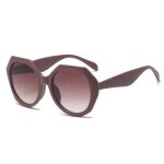 Sharphy lunettes de soleil femme grands cadres mode personnalit� marron �l�gant conduite sport haute ...