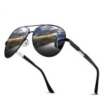 Sharphy lunettes de soleil homme aviateur cool classique m�tal sports de plein air conduire p�che le ...