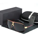 Sharphy lunettes de soleil homme aviateur mode cool sports de plein air conduire p�che m�tal anti - uv ...