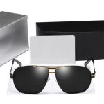 Sharphy lunettes de soleil homme m�tal polaris�es aviateur sports de plein air conduire alpinisme voyager ...