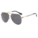 Sharphy lunettes de soleil homme polaris� m�tal aviateur noir cool mode conduite p�che alpinisme anti ...