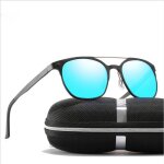 Sharphy lunettes de soleil homme polaris�es aviateur m�tal anti - uv400 2020 le nouveau