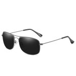 Sharphy lunettes de soleil homme polaris�es m�tal noir conduire accessoires de golf faire de la p�che ...