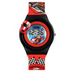 Sharphy montre enfants fille gar�on voiture de course rotatif sport jouet rouge tr�s jolie cadeau