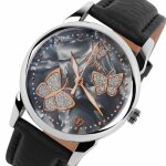 Sharphy montre enfant fille de marque jolie papillon noir bracelet pour tudiant ado