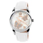 Sharphy montre femme de marque jolie papillon blanc bracelet