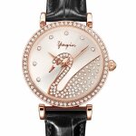 Sharphy montre femmes de marque de luxe 2019 diamant cygne bracelet vrai cuir noir �tanche montres bijoux ...