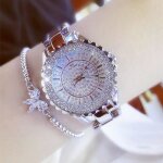 Sharphy montre femme de marque luxe diamant bracelet - quartz - analogique - argent�