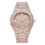 Sharphy montre femme de luxe diamant �clat gr�ce exquis bracelet en acier �tanche or rose cadeau