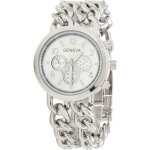Sharphy� montre femmes marque de luxe geneva argent bracelet �l�gante magnifique