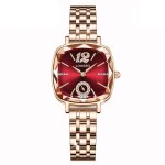 Sharphy montre�femme de marque de luxe mode diamant bracelet en acier �tanche rouge cadeau danniversaire ...