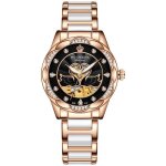 Sharphy montre femme de marques mécanique automatique mode élégant bracelet en acier noir cygne cadeau ... Sharphy montre femme de marques mécanique automatique mode élégant bracelet en acier noir cygne cadeau ...