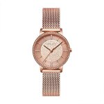 Sharphy montre femme quartz diamants gypsophile bracelet en acier �tanche or rose marque de luxe