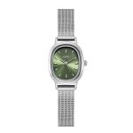 Sharphy montre femme de marque simplicité cadran ovale mode argenté vert cadeau de noël Sharphy montre femme de marque simplicité cadran ovale mode argenté vert cadeau de noël