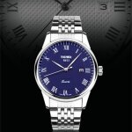 Sharphy� montre homme de marque chiffres romains bracelet en acier inoxydable �tanche quartz montres ...