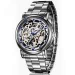 Sharphy montre homme diamant m�canique disque automatique �vider bracelet en acier �tanche classique