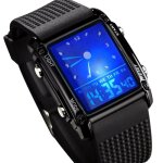 Sharphy montre homme - double affichage - analogique et num�rique - montre sport led - noir