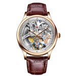 Sharphy montre homme mcanique automatique cadran squelette mode personnalis bracelet en cuir de marque ...