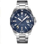 Sharphy montre homme m�canique multifonction calendrier lumineux automatique bracelet en acier classique ...