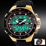 Sharphy® superbe montre homme de marque sport led numérique analogique double affichage étanche militaire ... Sharphy® superbe montre homme de marque sport led numérique analogique double affichage étanche militaire ...