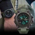 Sharphy montre homme sport led numérique militaire double affichage lumineux montre - bracelet Étanche ... Sharphy montre homme sport led numérique militaire double affichage lumineux montre - bracelet Étanche ...