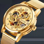 Sharphy or montre homme automatique marque de luxe 2020 mecanique bracelet lumineux etanche top qualit� ...